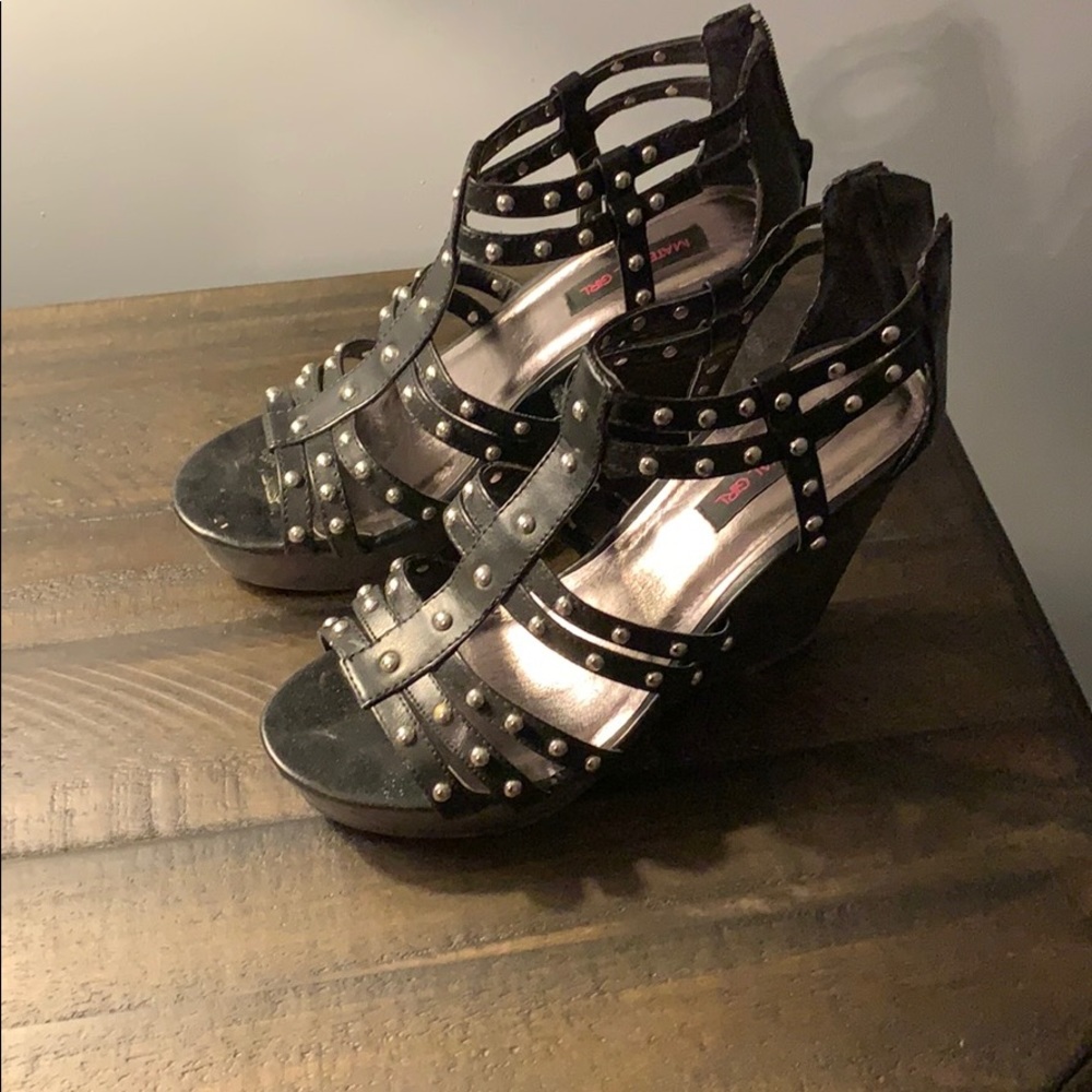Material girl wedges